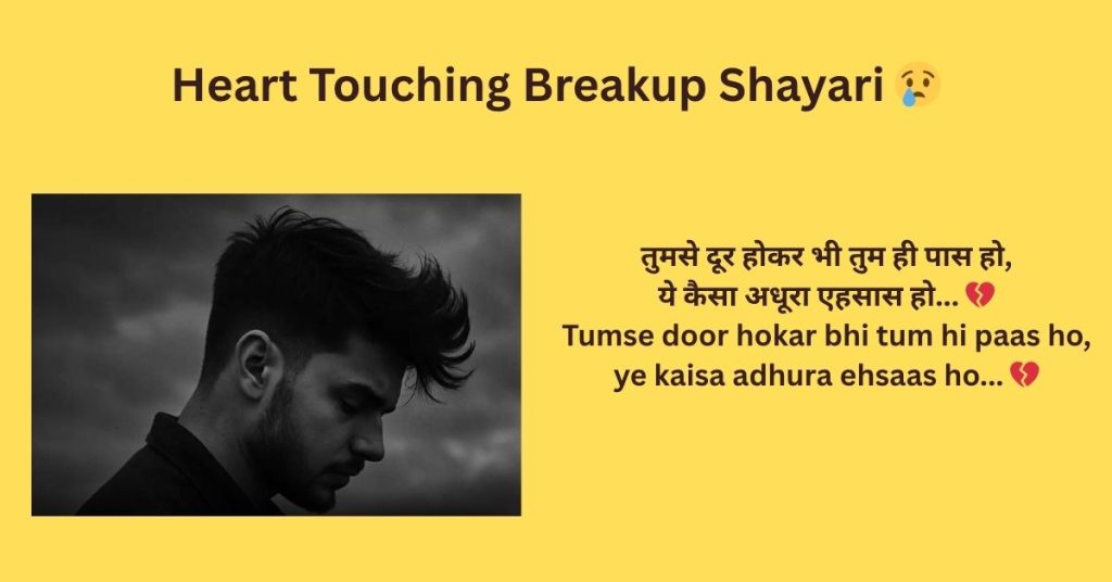 Heart Touching Breakup Shayari 😢